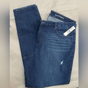 Plus size New directions destructive skinny jeans.